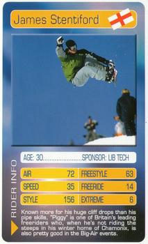 2003 Top Trumps Limited Edition Snowboarders #NNO James Stentiford Front